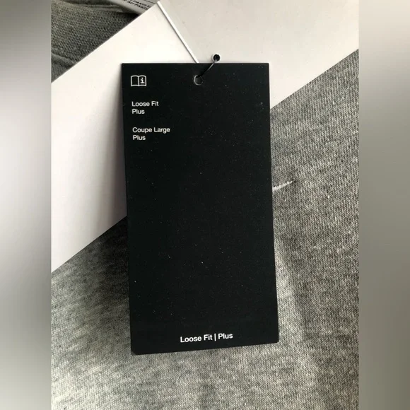 NEW Nike Women’s Grey Pullover Drop Shoulder Sweater 2X - Picture 8 of 11